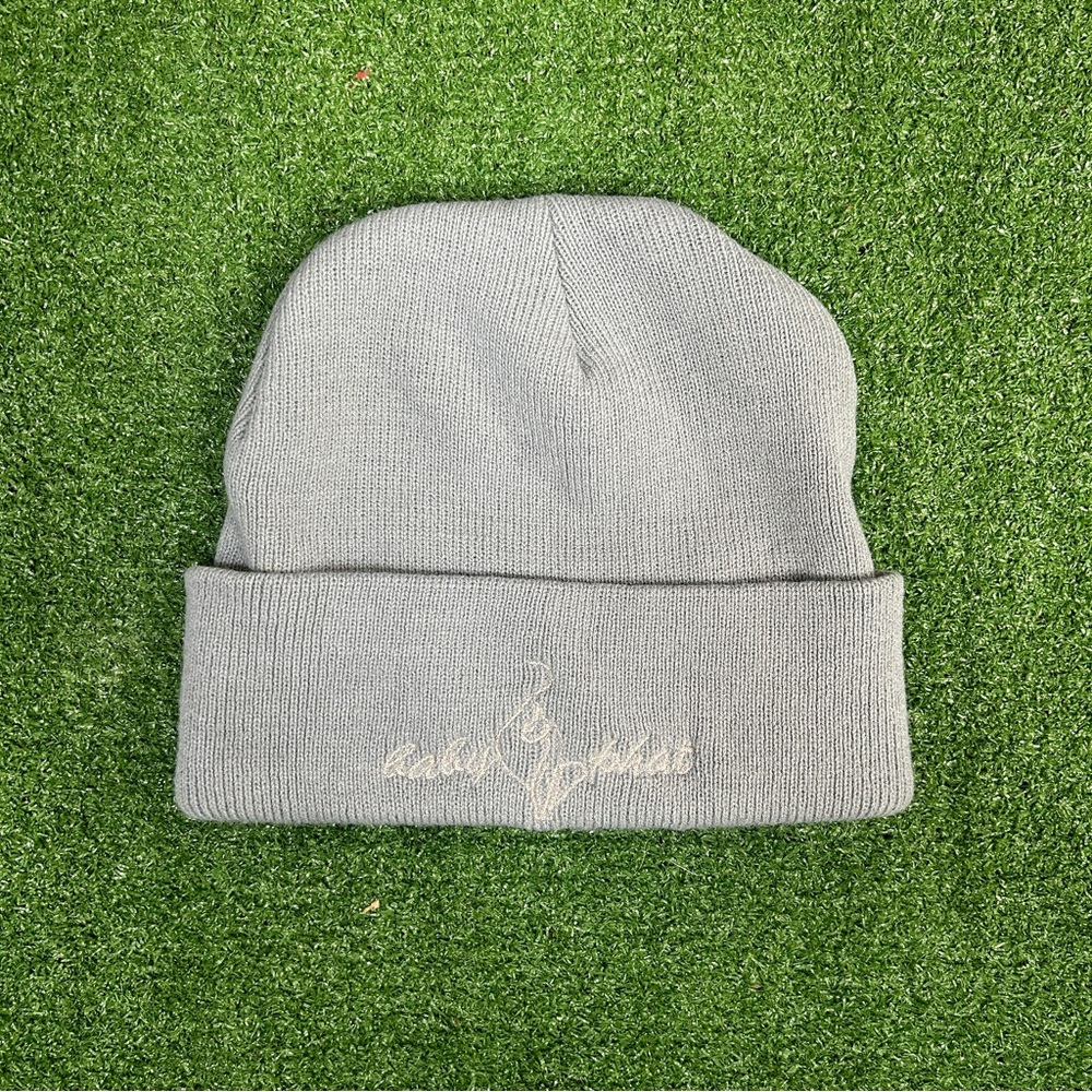Y2K Grey Stylish Baby Phat Beanie